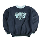 Vintage The Game NFL Los Angeles Raiders Embroidered Logo Crewneck Black