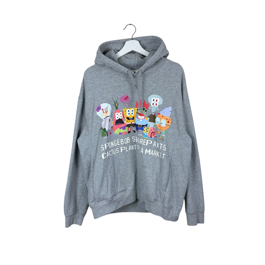 Cactus Plant Flea Market x Uniqlo x Spongebob SquarePants Hoodie Grey