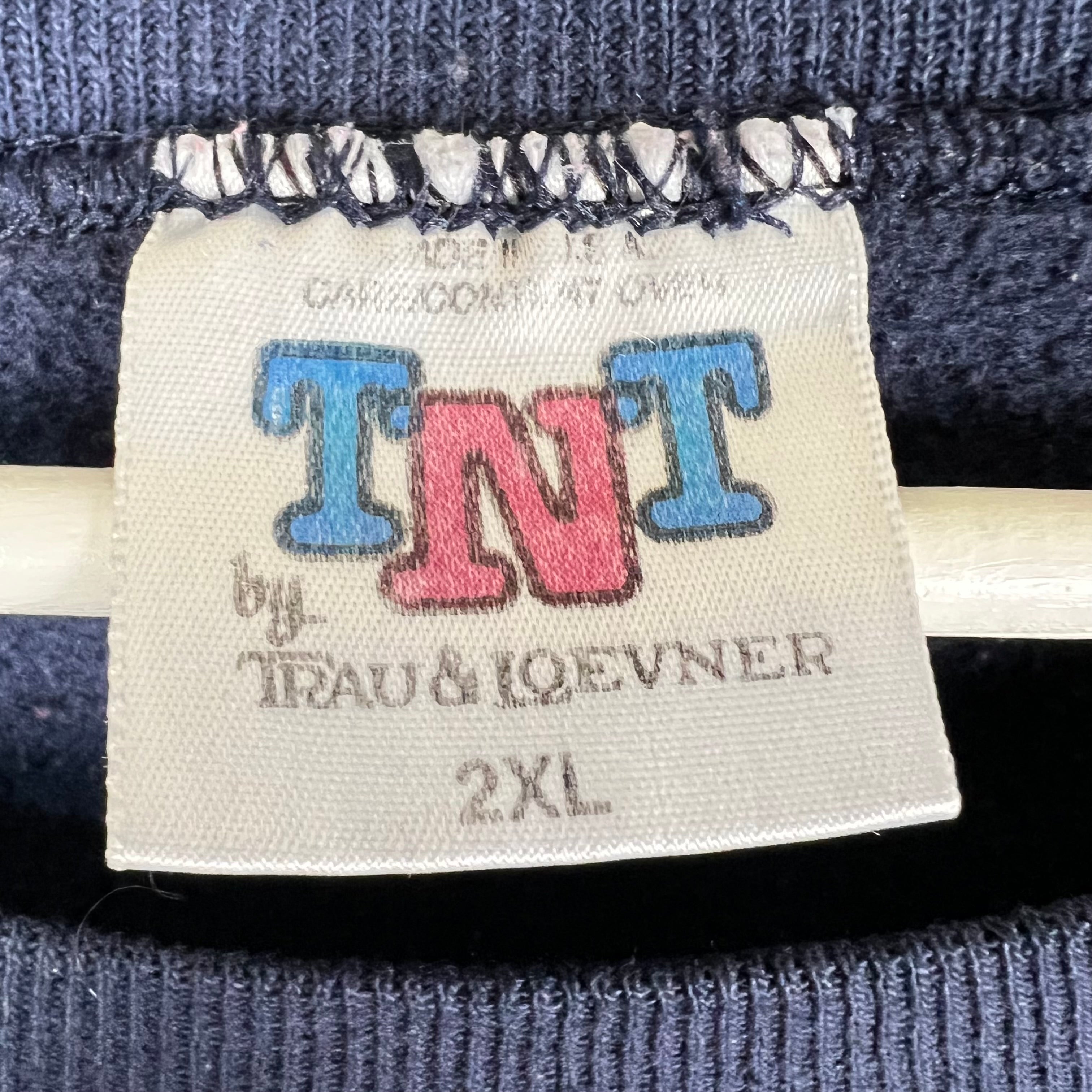 Vintage TNT Penn State University Big Logo Crewneck Navy