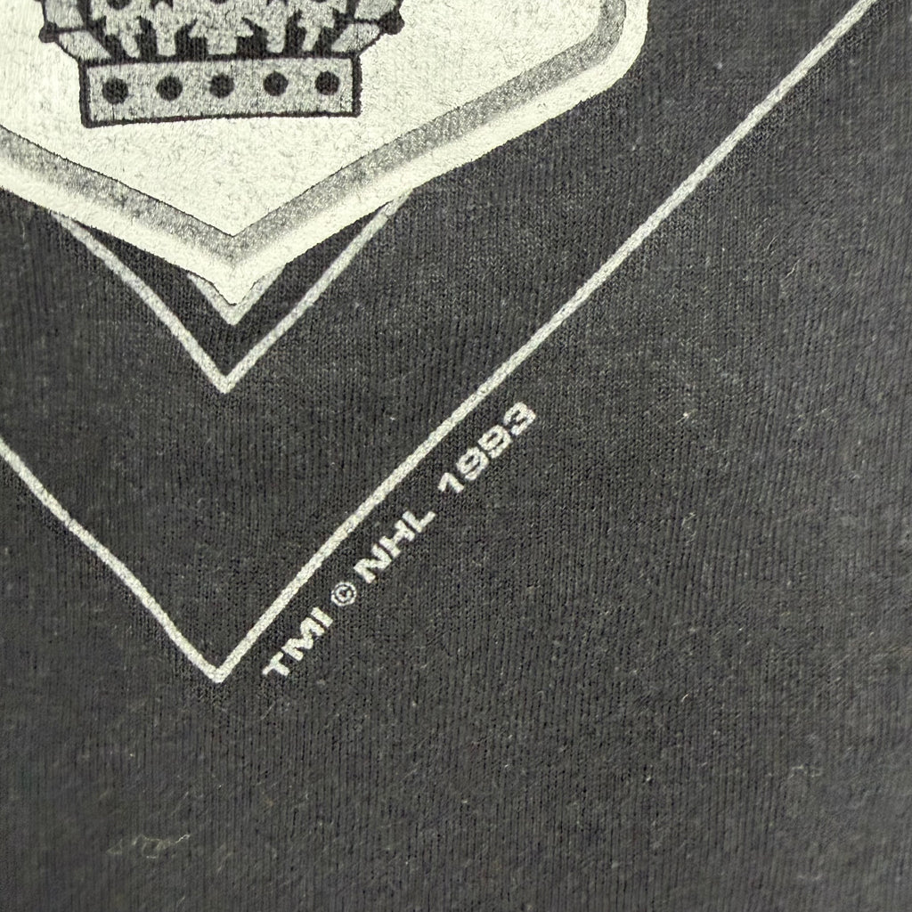 Vintage 1993 Los Angeles Kings NHL Hockey Tee Black