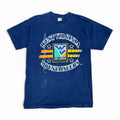 Vintage West Virginia Mountaineers  Logo Tee Navy