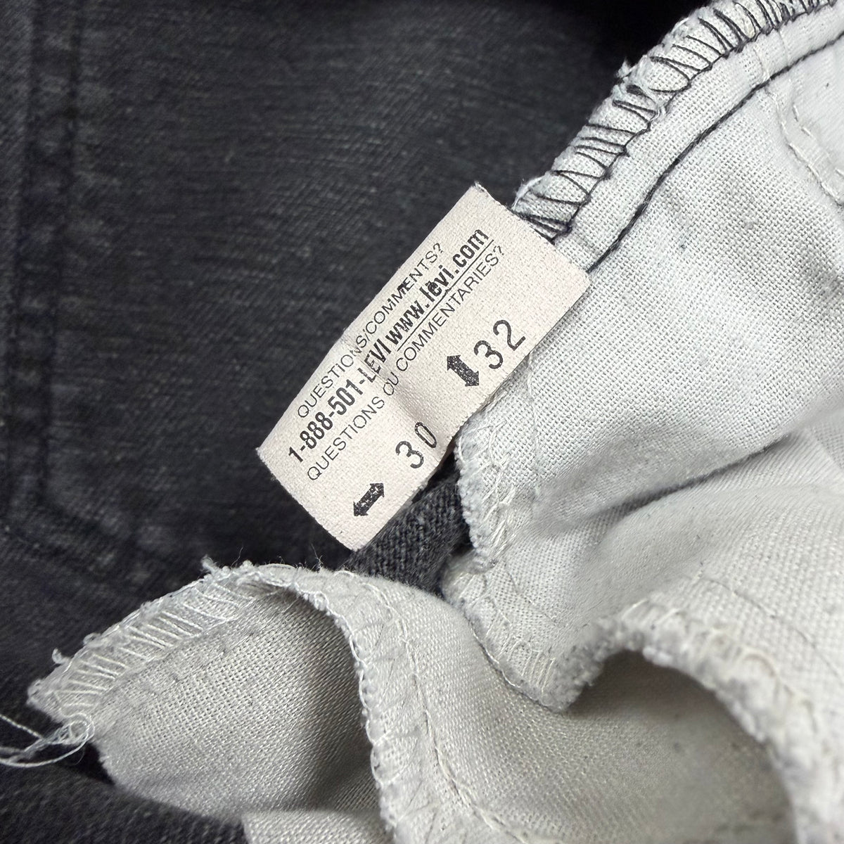 Vintage 90’s Levi’s 505 Straight Fit Jeans Washed Black
