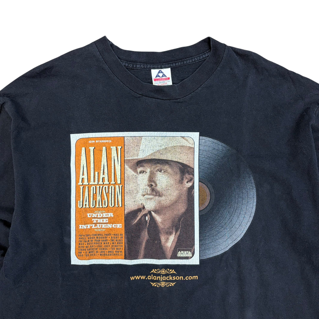 Vintage 90’s Alan Jackson Country Music Long Sleeve Black