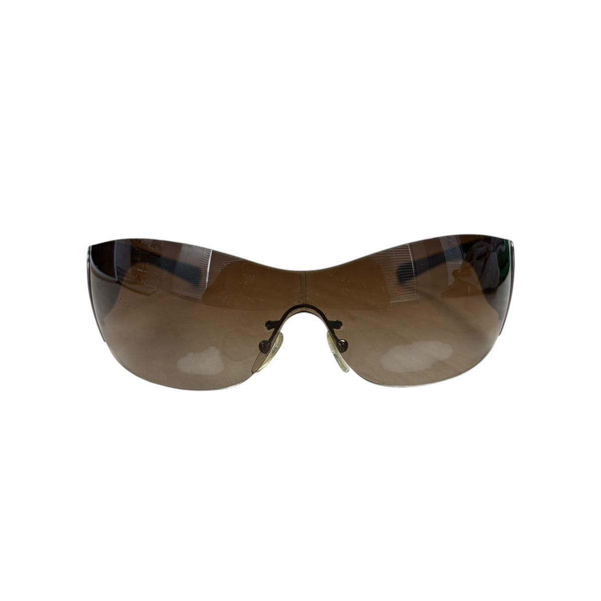 Prada Women’s No Rim Sunglasses SPR58F Brown