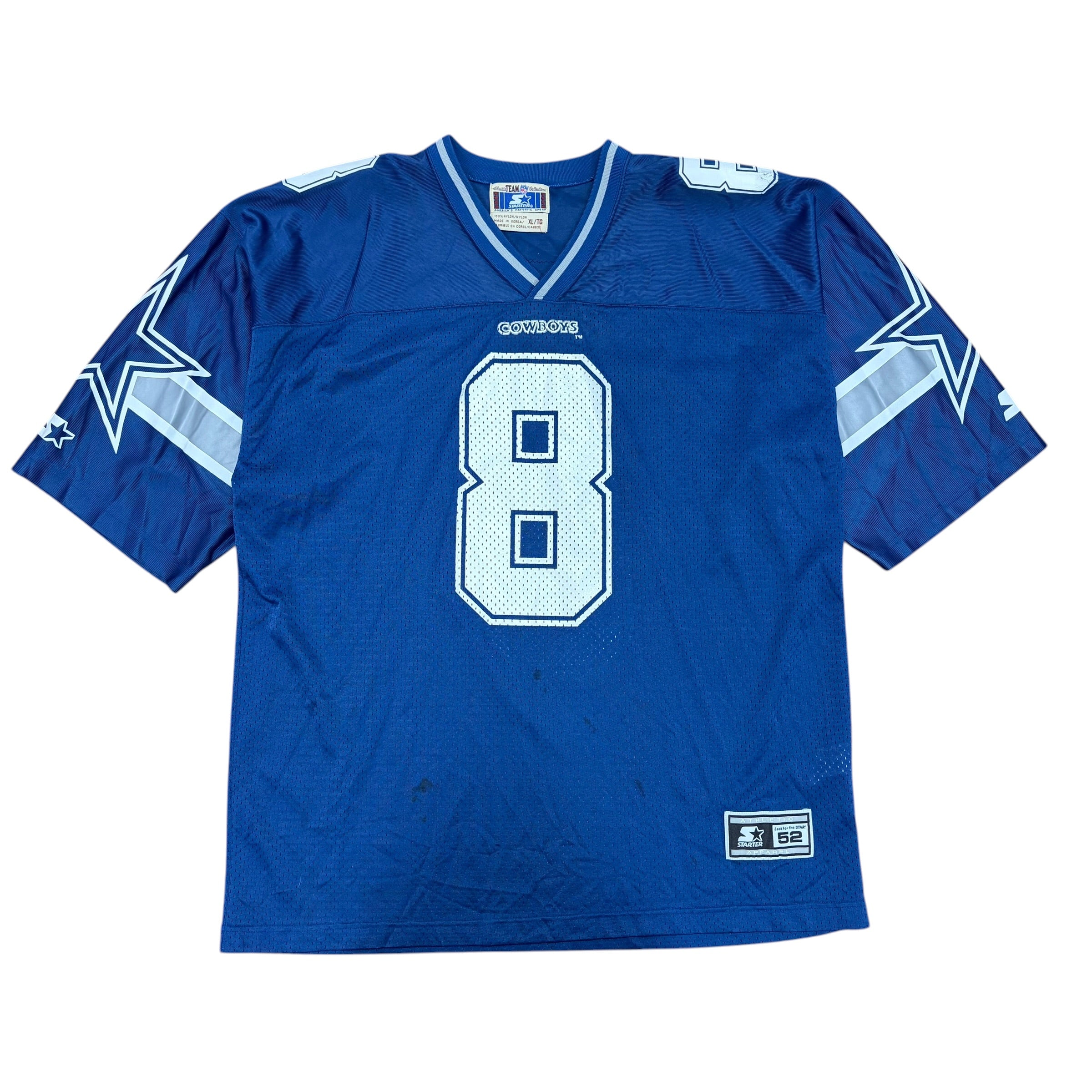 Vintage Starter NFL Dallas Cowboys Troy Aikman Away Jersey