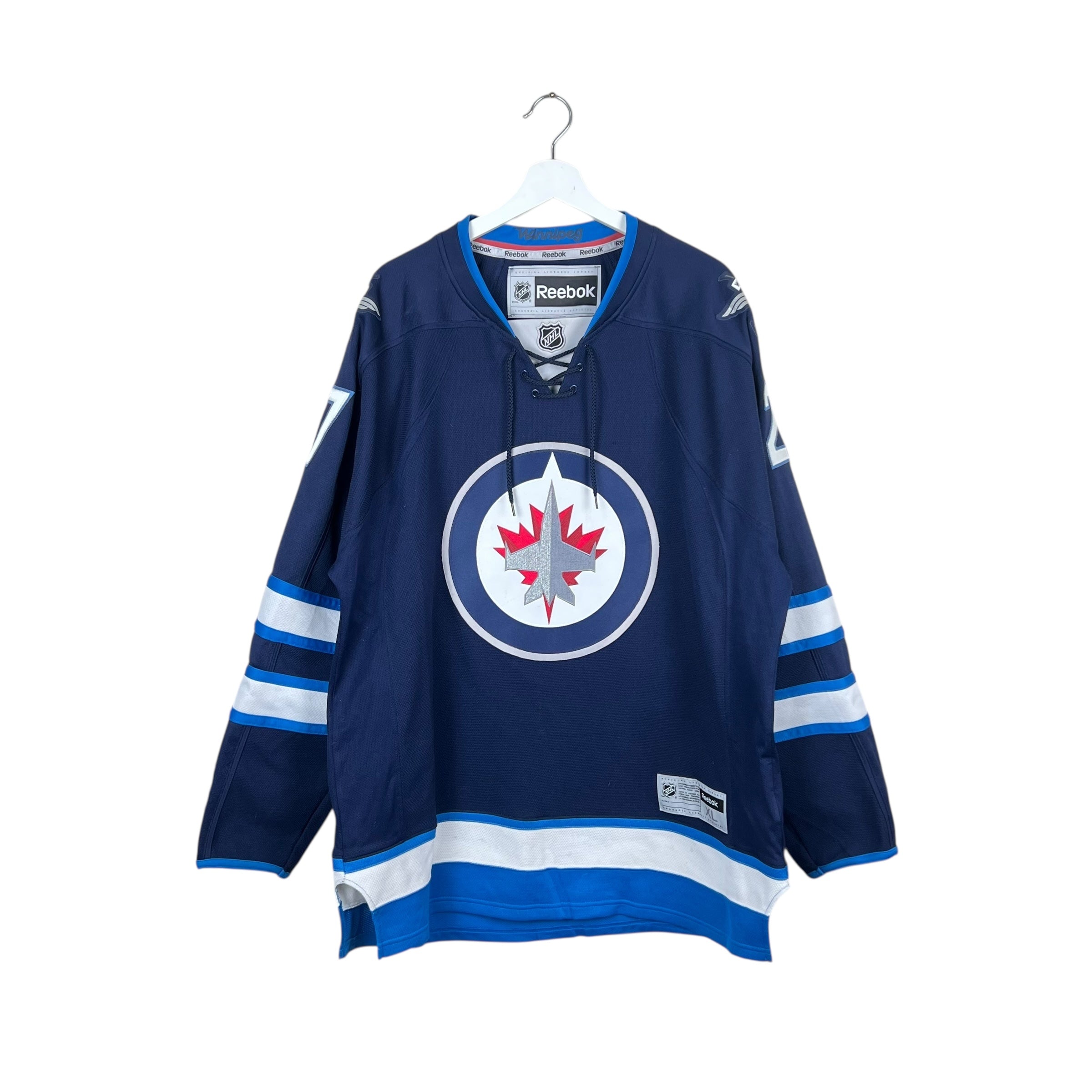2014 Reebok NHL Winnipeg Jets Nikolaj Ehlers Autographed Away Jersey