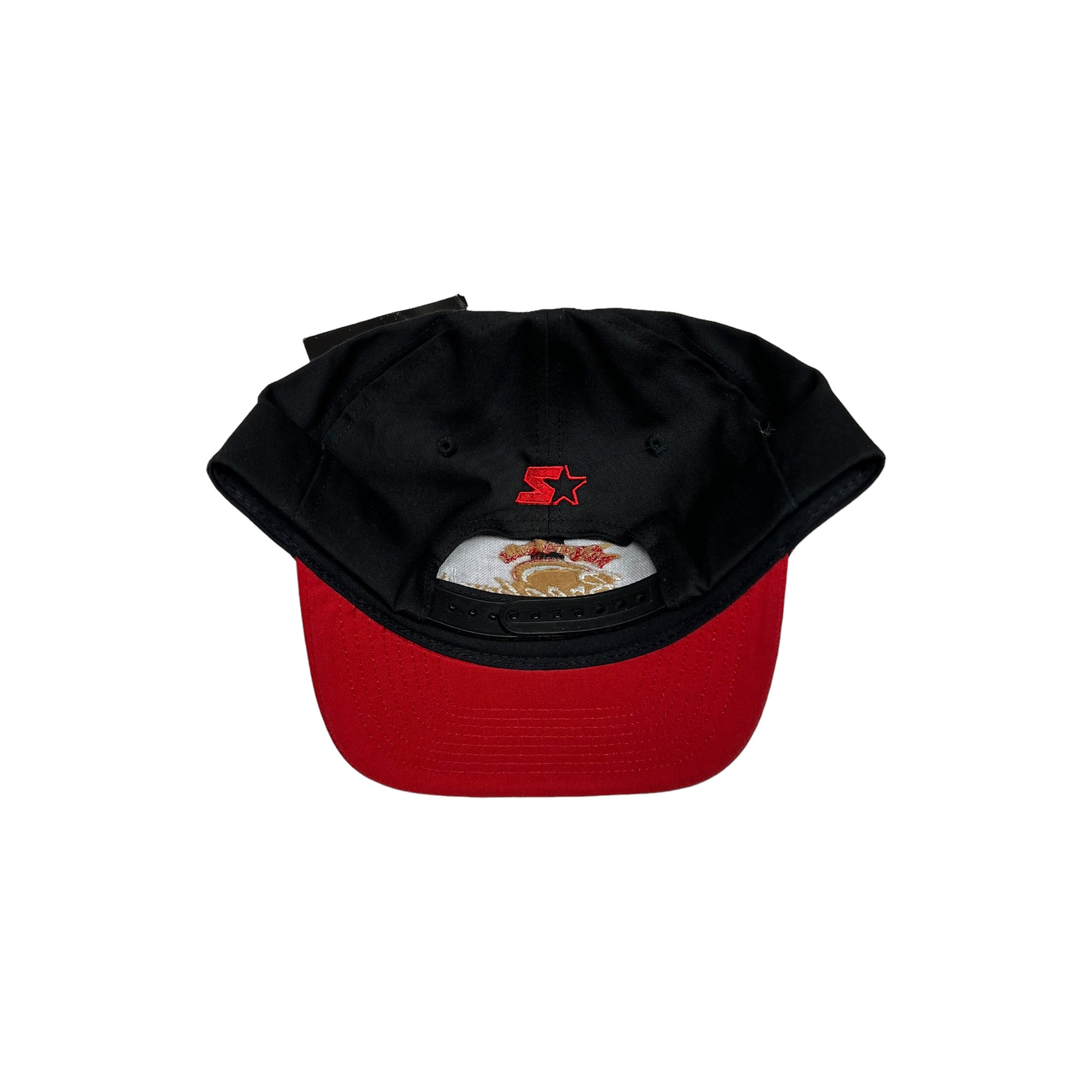 Vintage Starter Niagara Falls Breakers Team Logo SnapBack Black/Red