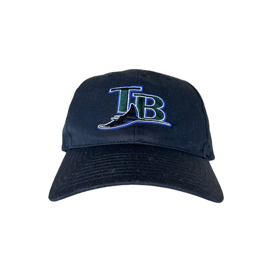 Vintage Tampa Bay Rays Logo SnapBack Black