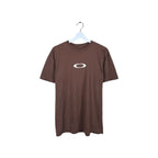 Vintage Oakley Center Logo Tee Brown