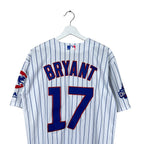 Vintage Majestic MLB Chicago Cubs Kris Bryant World Series Champions Home Jersey