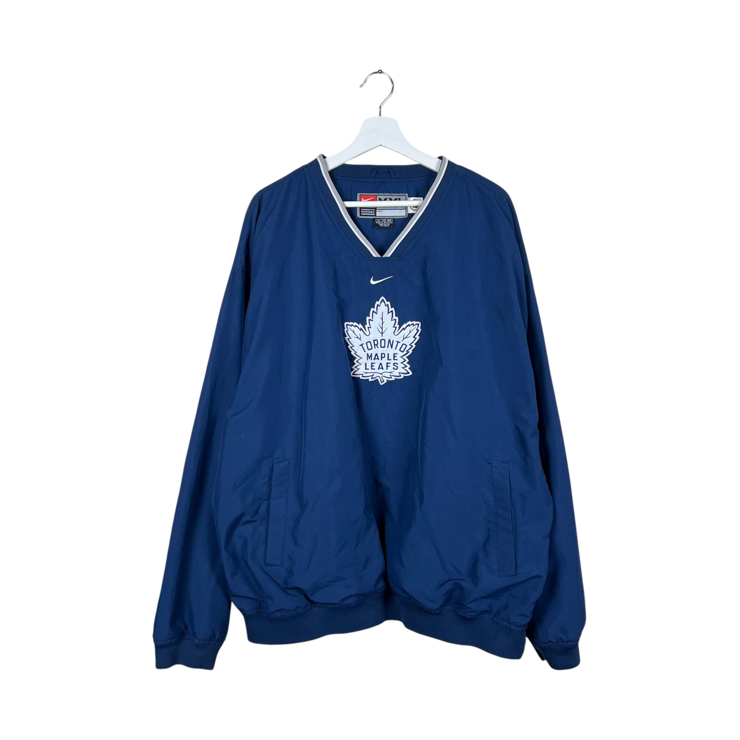 Vintage 90’s Nike NHL Toronto Maple Leafs Pullover Windbreaker Blue