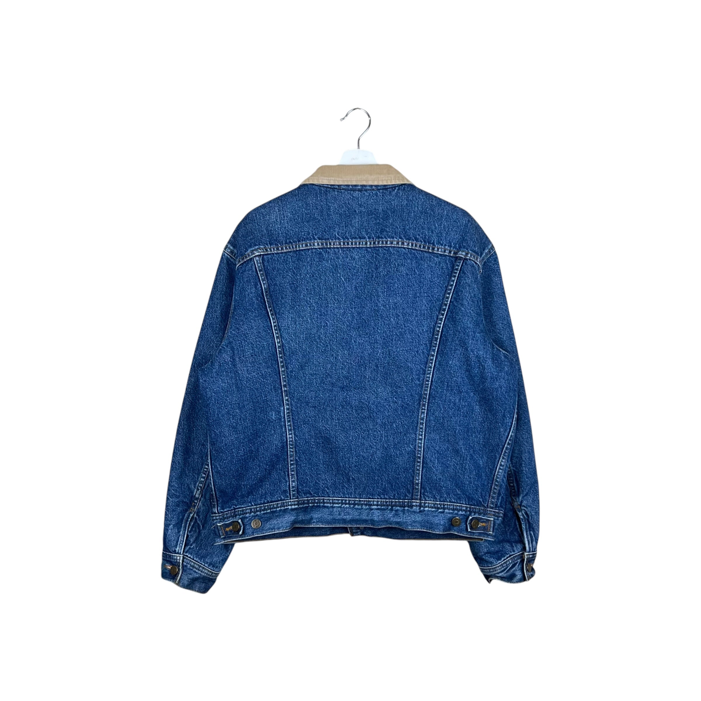 Vintage Mustang Roughrider Blanket Lined Denim Jacket Dark Wash
