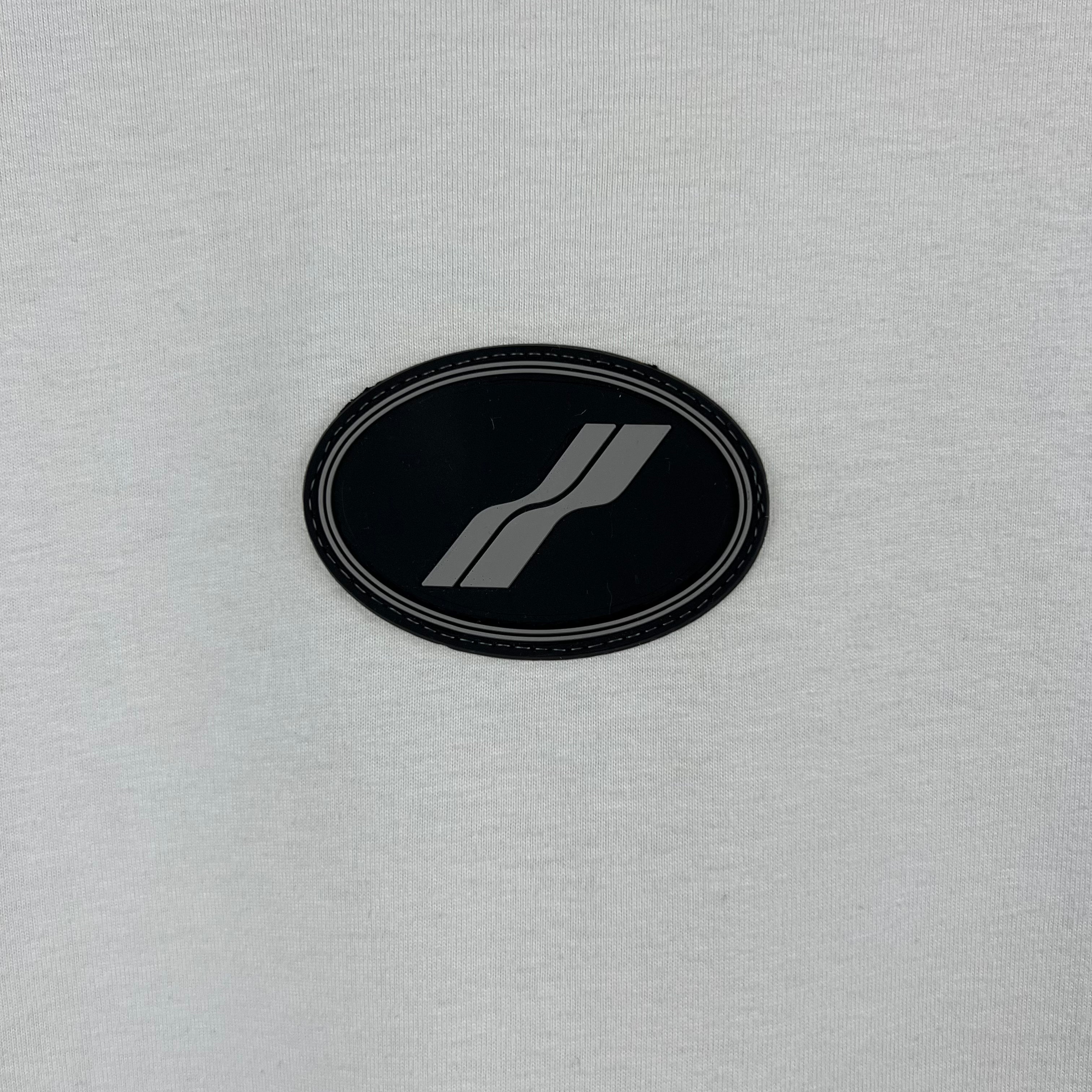 We11done Rubber Logo Tee White