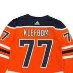 Vintage Adidas NHL Edmonton Oilers Oscar Klefbom Orange Jersey