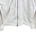 Chrome Hearts Fuck You Zip Up Hoodie White