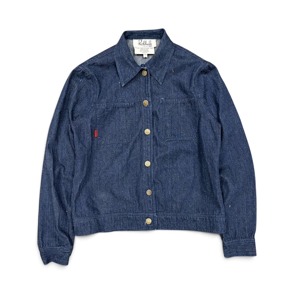 Vintage Ribkoff Trends Women’s Embroidered Dragon Denim Jacket
