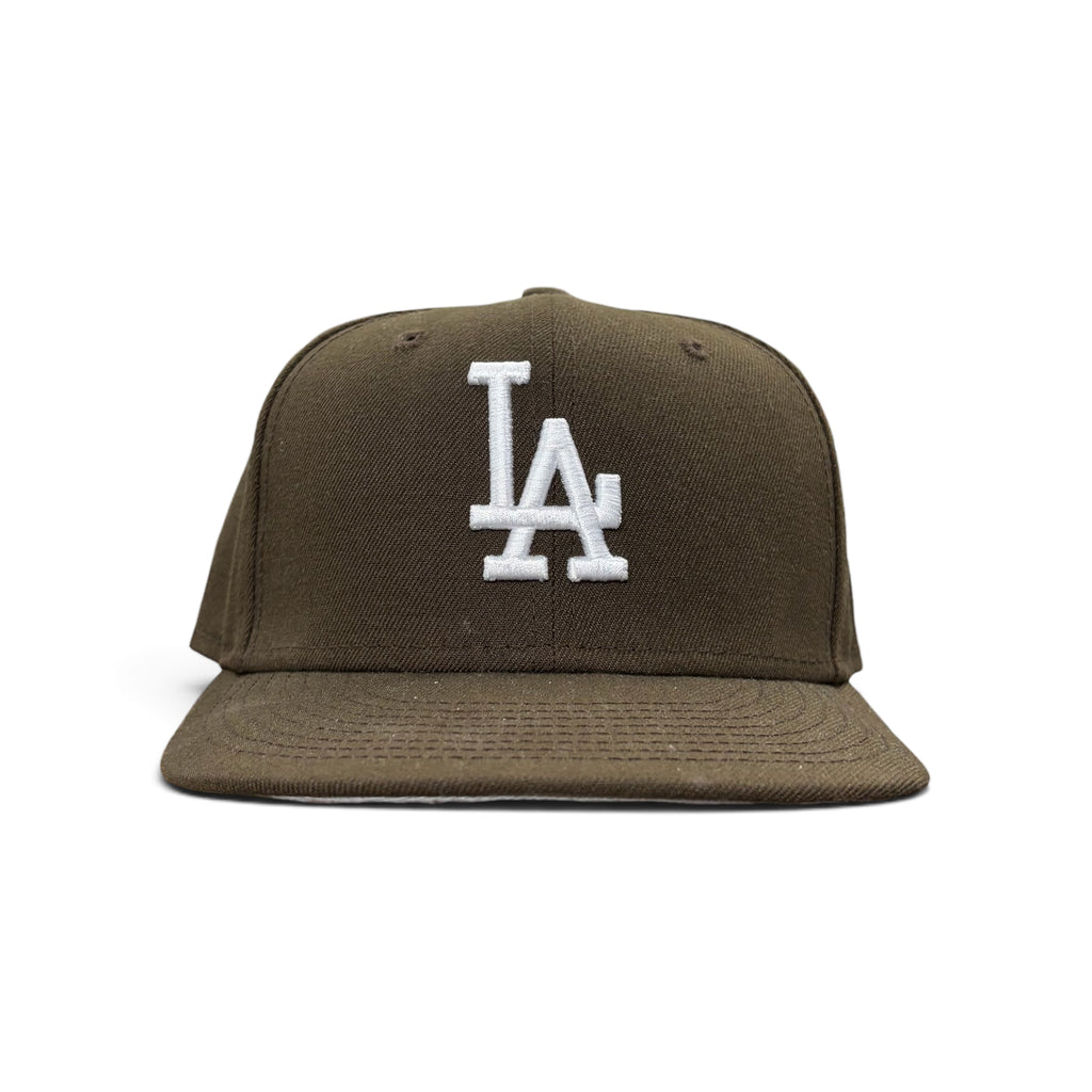 Vintage New Era Los Angeles Dodgers Fitted Brown