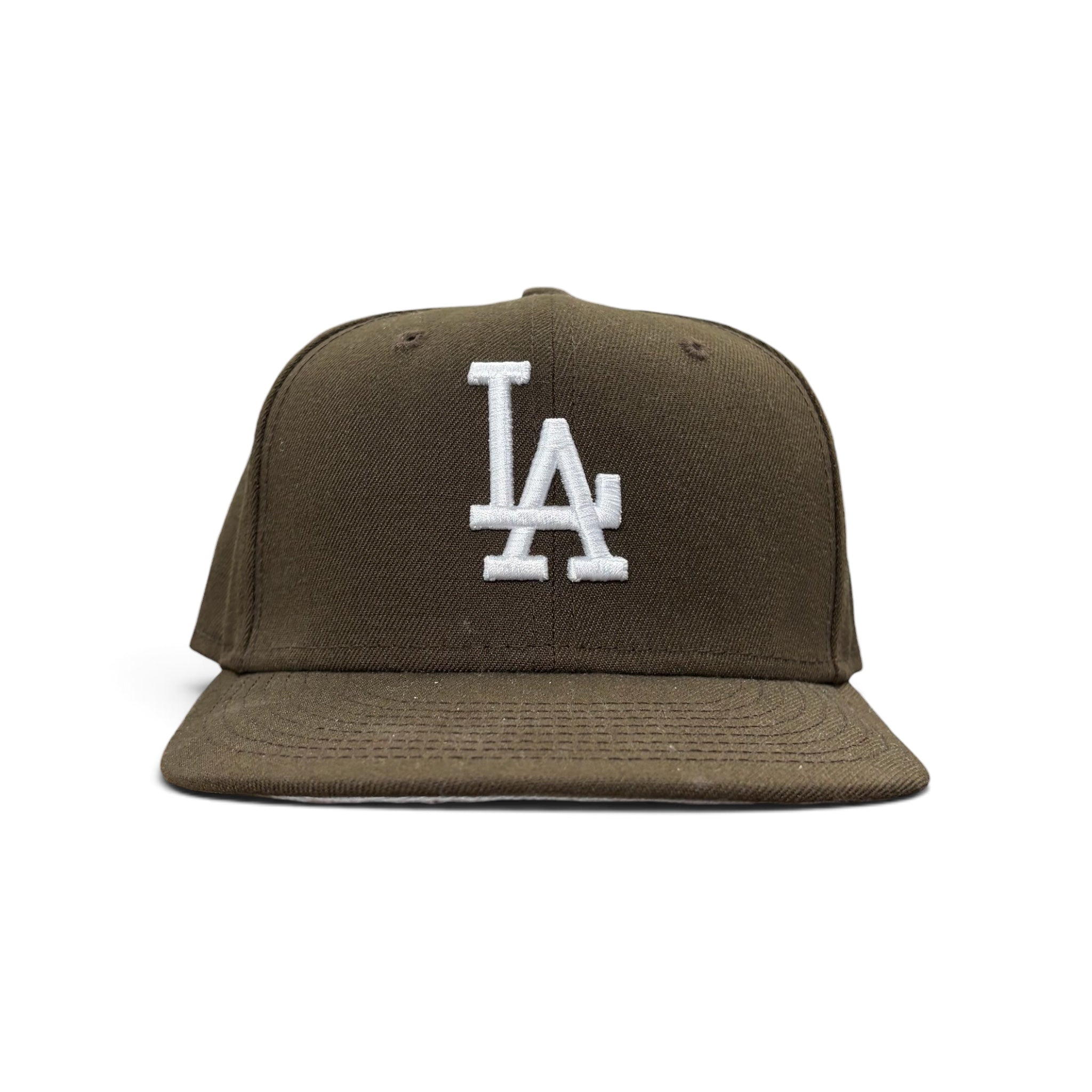 Vintage New Era Los Angeles Dodgers Fitted Brown