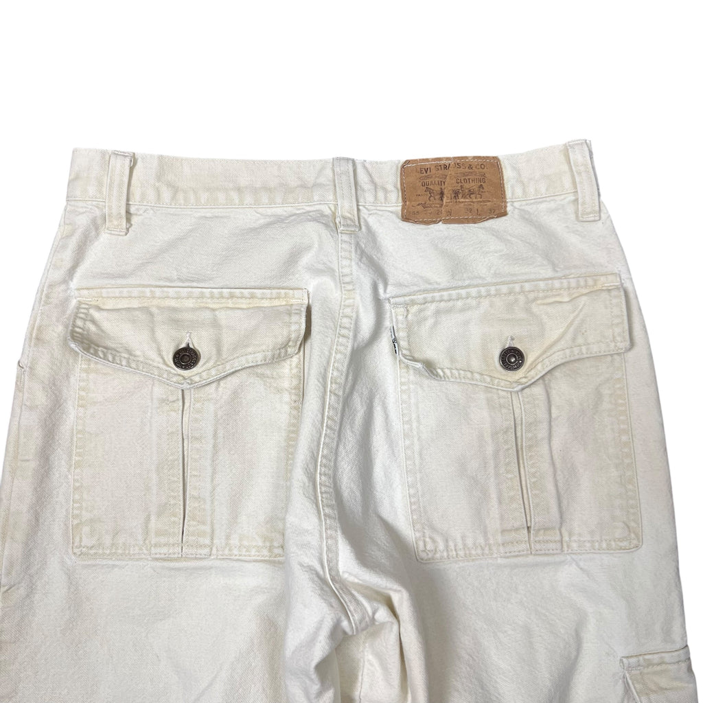 1970s Levi’s Cargo Pants Cream White