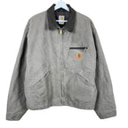 Vintage Carhartt Blanket Lined Detroit Jacket Washed Brown