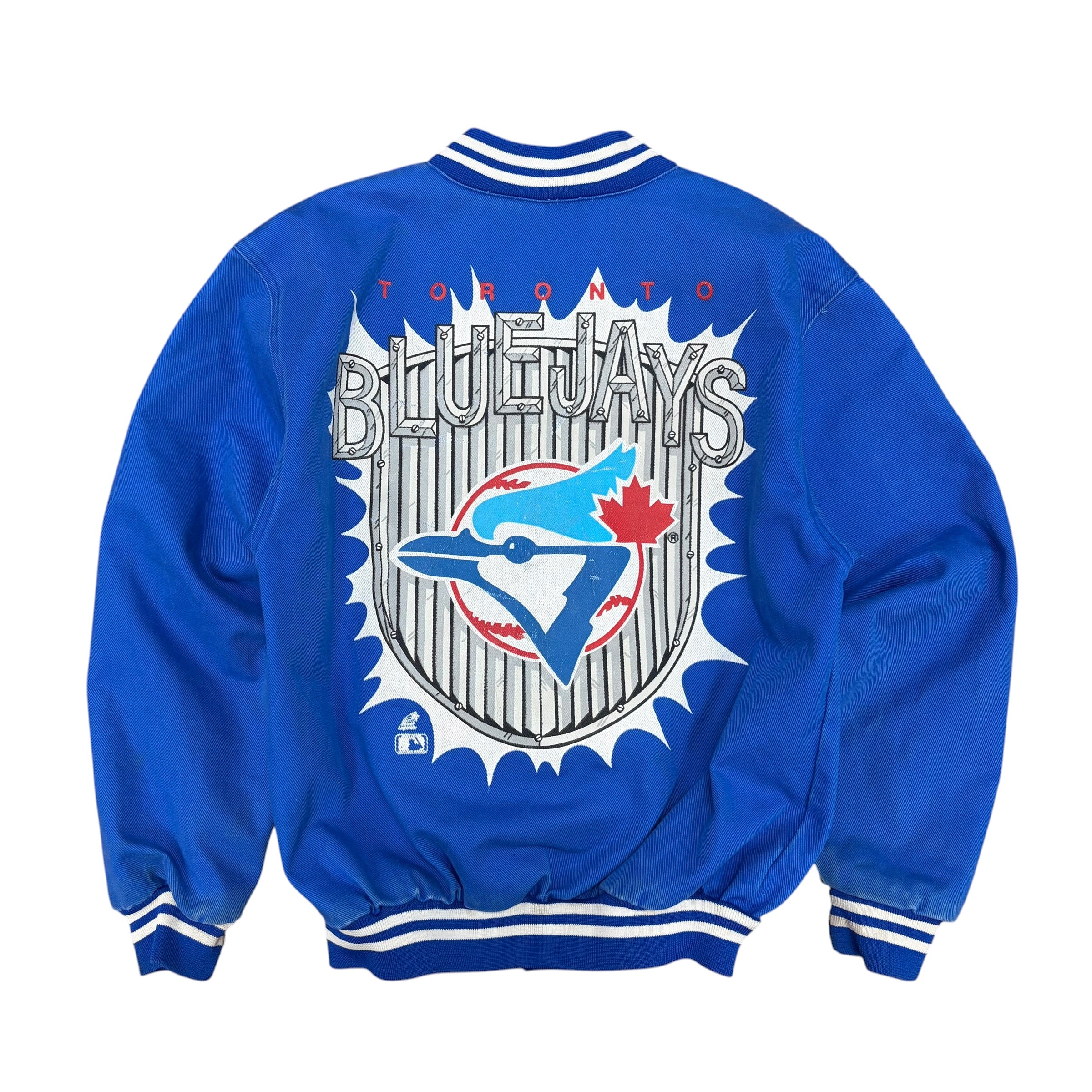 Vintage Street Legends Women’s MLB Toronto Blue Jays Canvas Bomber Jacket