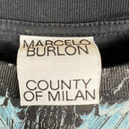 Marcelo Burlon Wings Tee Black/Blue