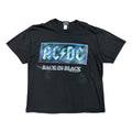 2001 Brockum AC/DC “Back in Black” Album Tee Black