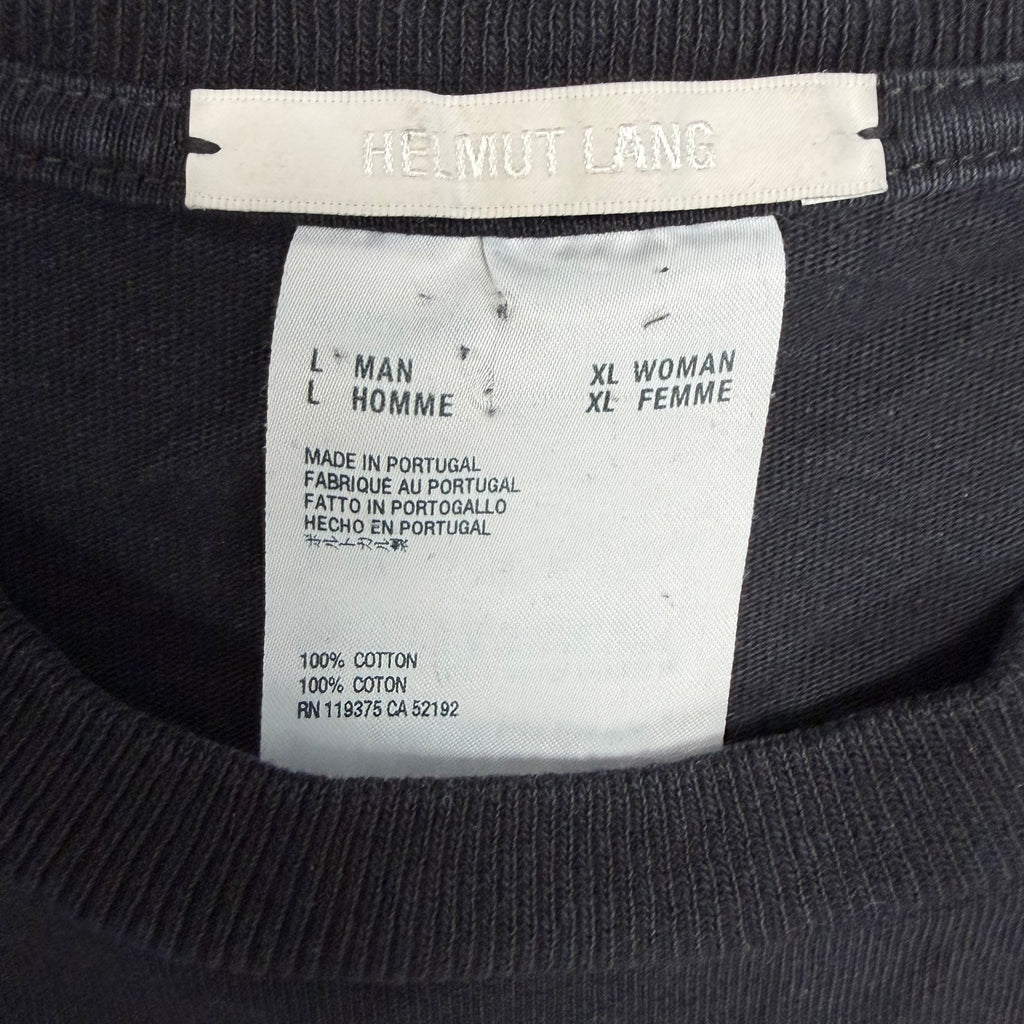 Helmut Lang “In Lang We Trust” Tee Black (2018)