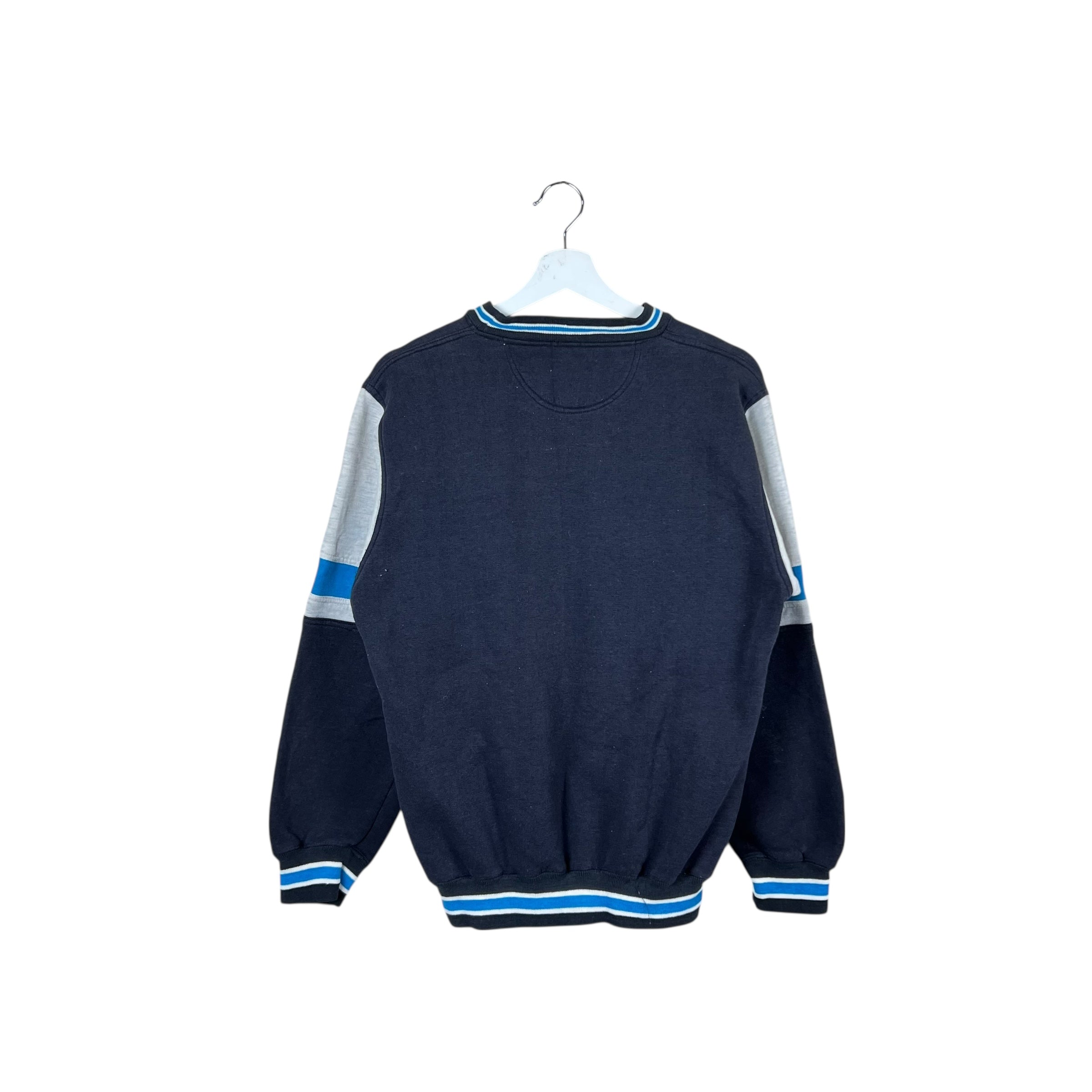 1994 Logo 7 AFC vs NFC Super Bowl XXVIII Promo Block Pattern Crewneck