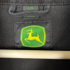 Vintage John Deere Durable Tough Workwear Jacket Black