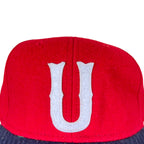 Undefeated Logo Wool SnapBack Red/Navy