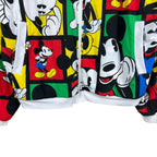 Vintage Disney Mickey Mouse AOP Reversible Bomber Jacket
