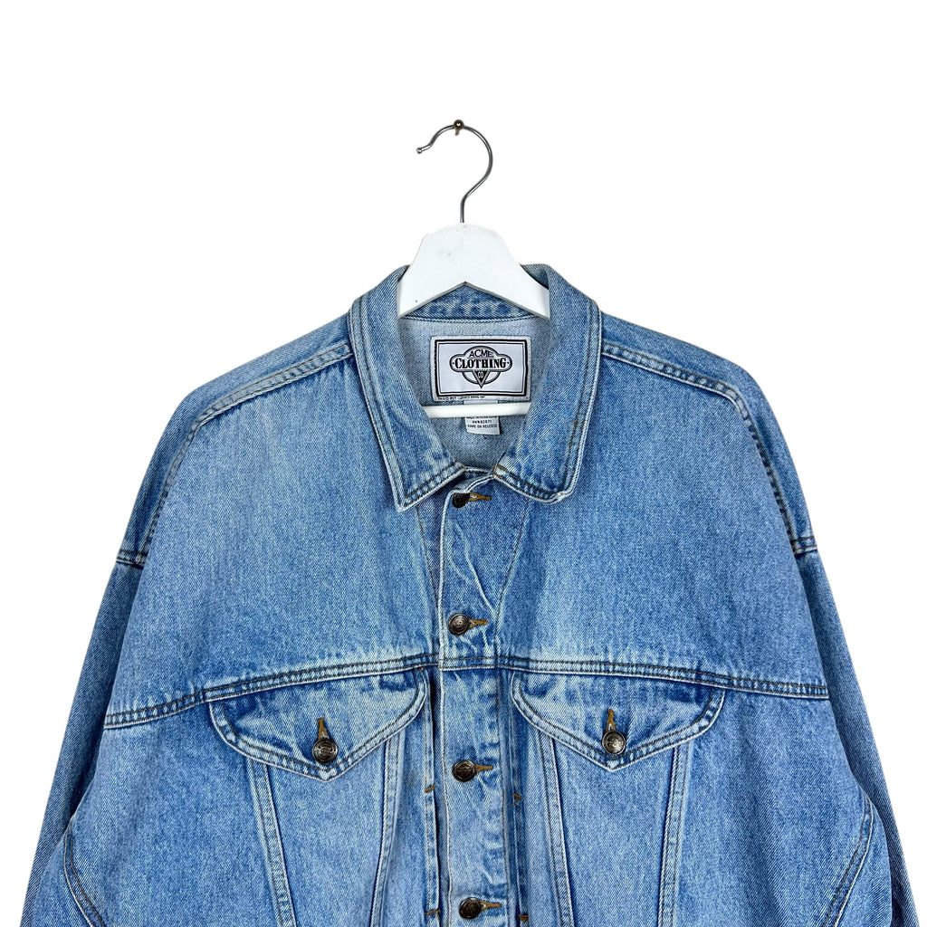 1998 Acme Clothing Looney Tunes “Taz” Tasmanian Devils Embroidered Denim Jacket