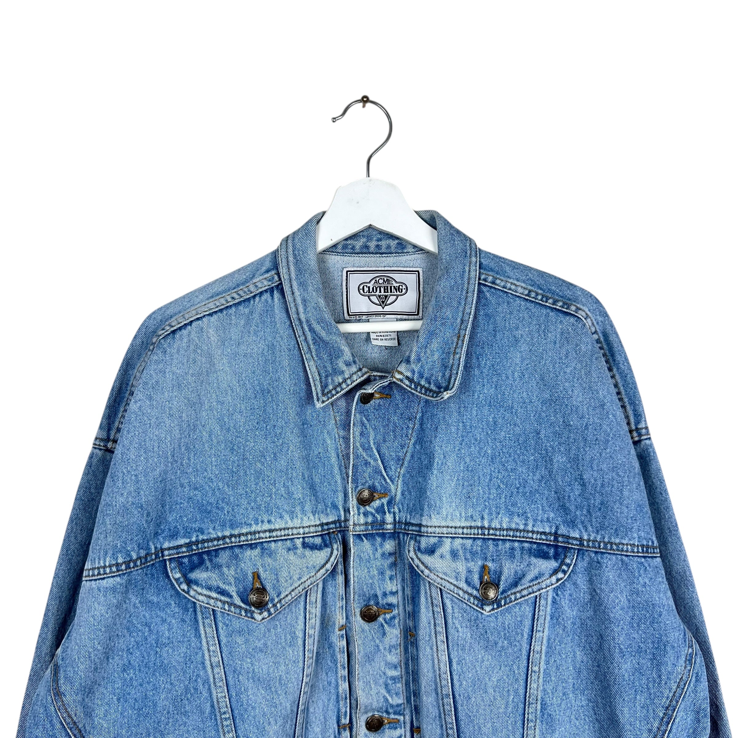 1998 Acme Clothing Looney Tunes “Taz” Tasmanian Devils Embroidered Denim Jacket