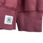 Reigning Champ Midweight Terry Crewneck Crimson