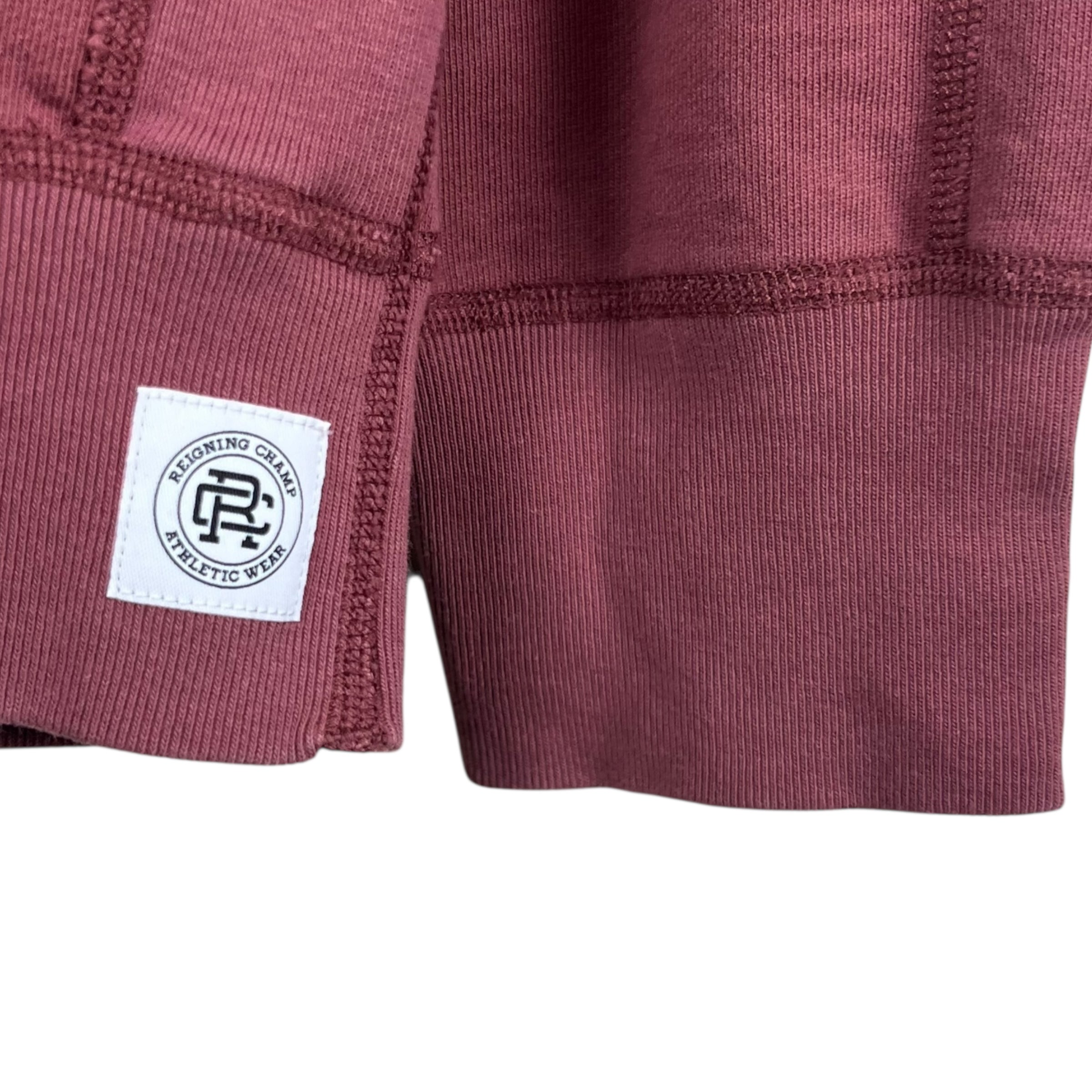 Reigning Champ Midweight Terry Crewneck Crimson