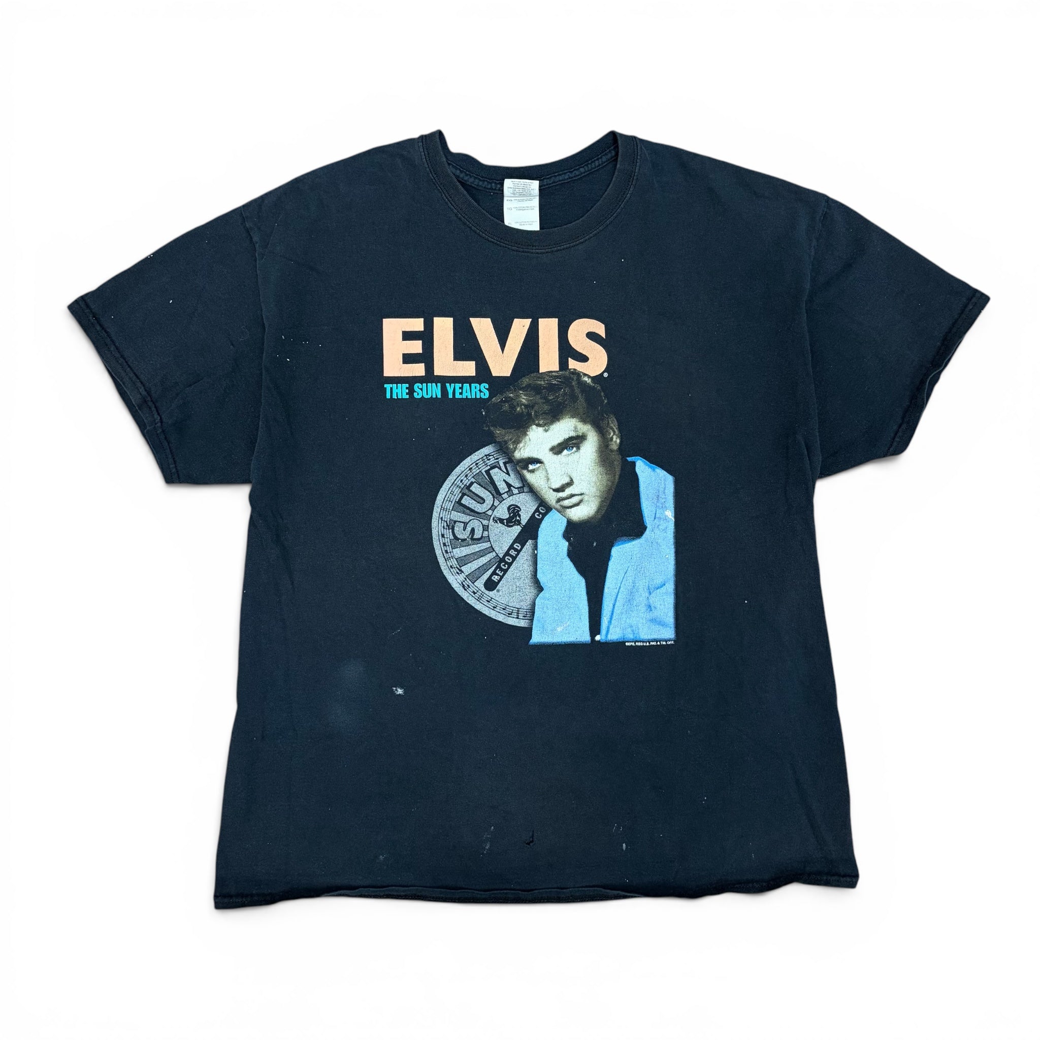Vintage Elvis Presley The Sun Years Tee Black