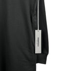Essentials Women’s Midi Dress Long Sleeve Gray