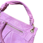 Coach Parker Leather Shoulder Bag Pink