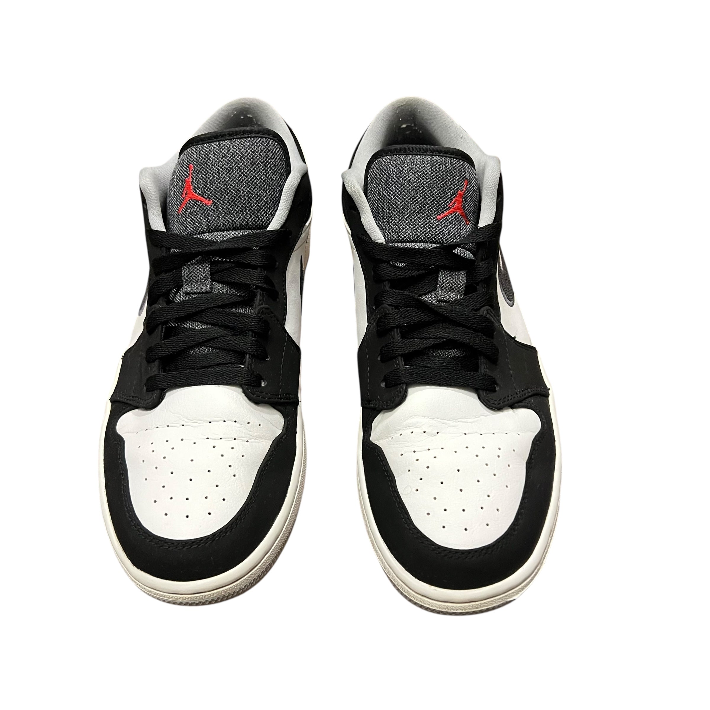 Jordan 1 Low Black White Wolf Grey Infrared 23