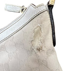 Gucci Women’s Shoulder Monogram Bag Cream/White