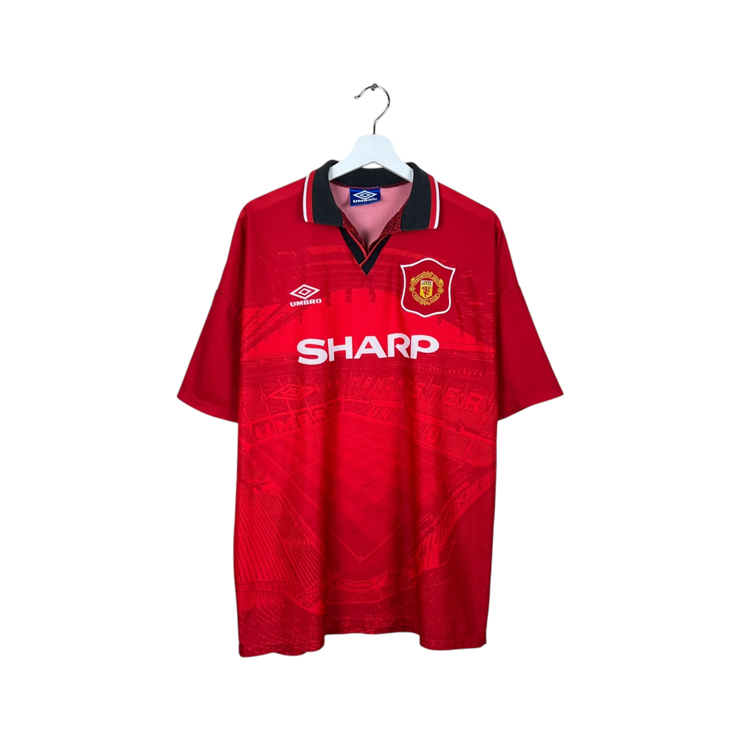 1995 Umbro Manchester United FC Blank Home Jersey