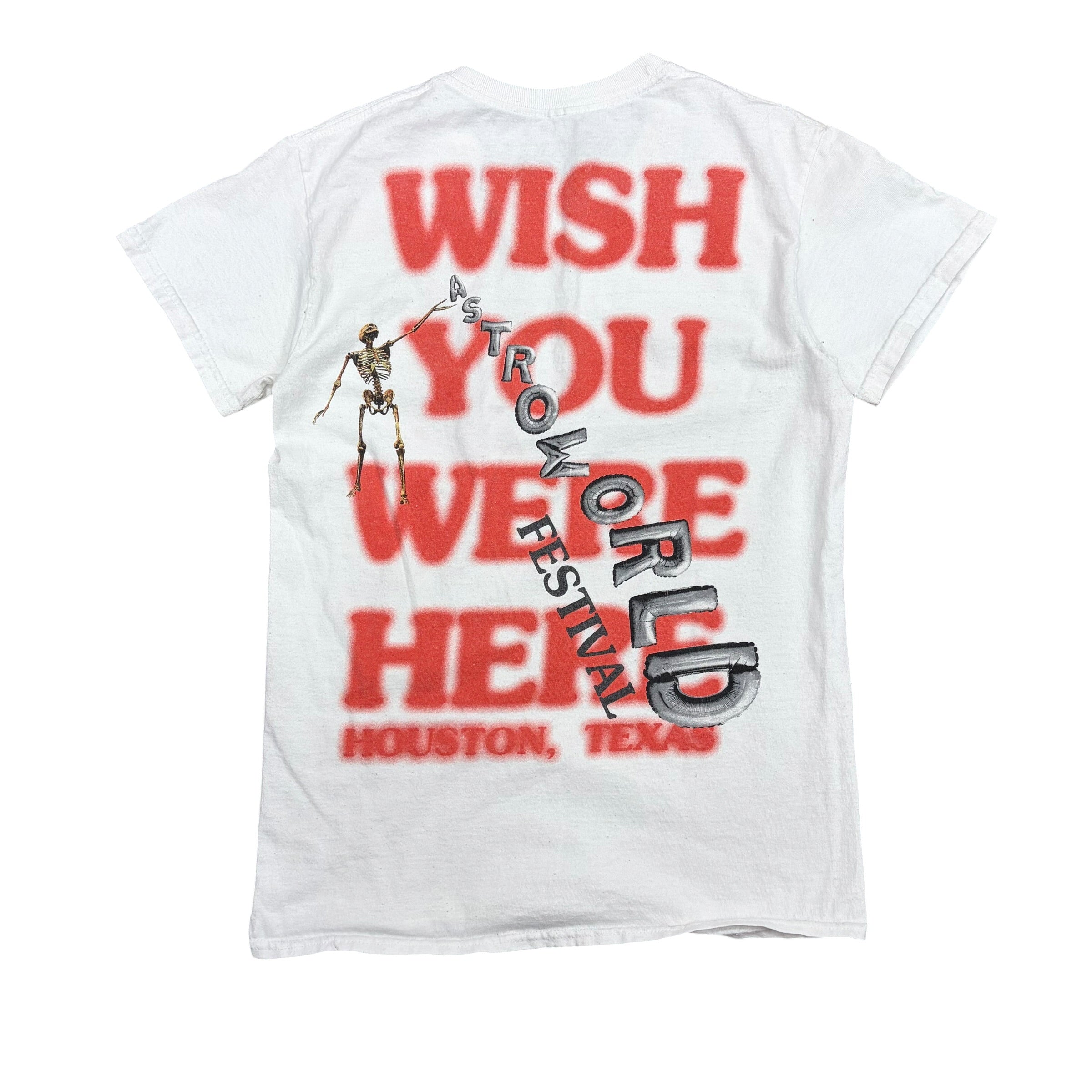 Astroworld Festival “Wish You Were Here” Houston Texas Tee White