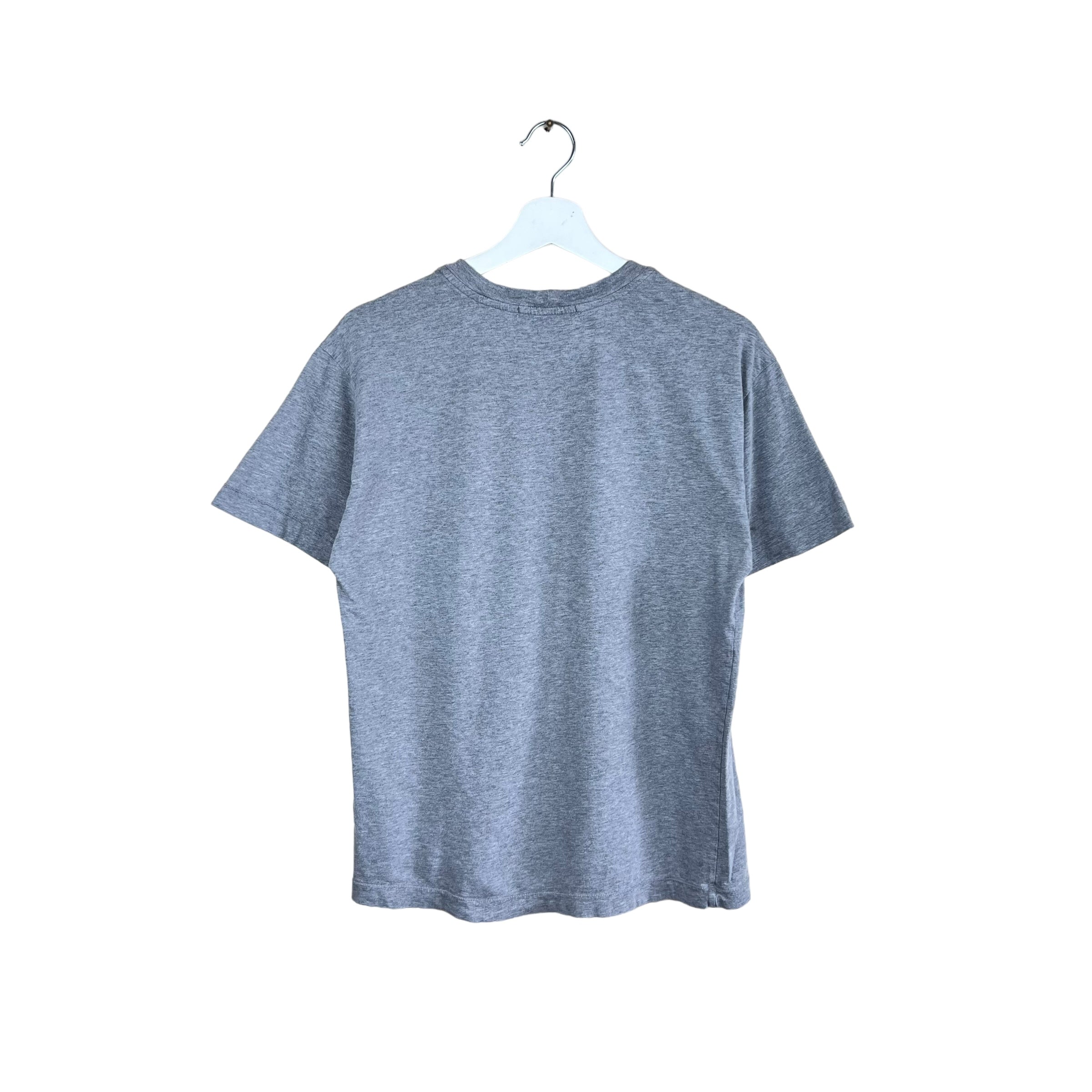 Stone Island Compass Patch Logo Tee Melange Grey