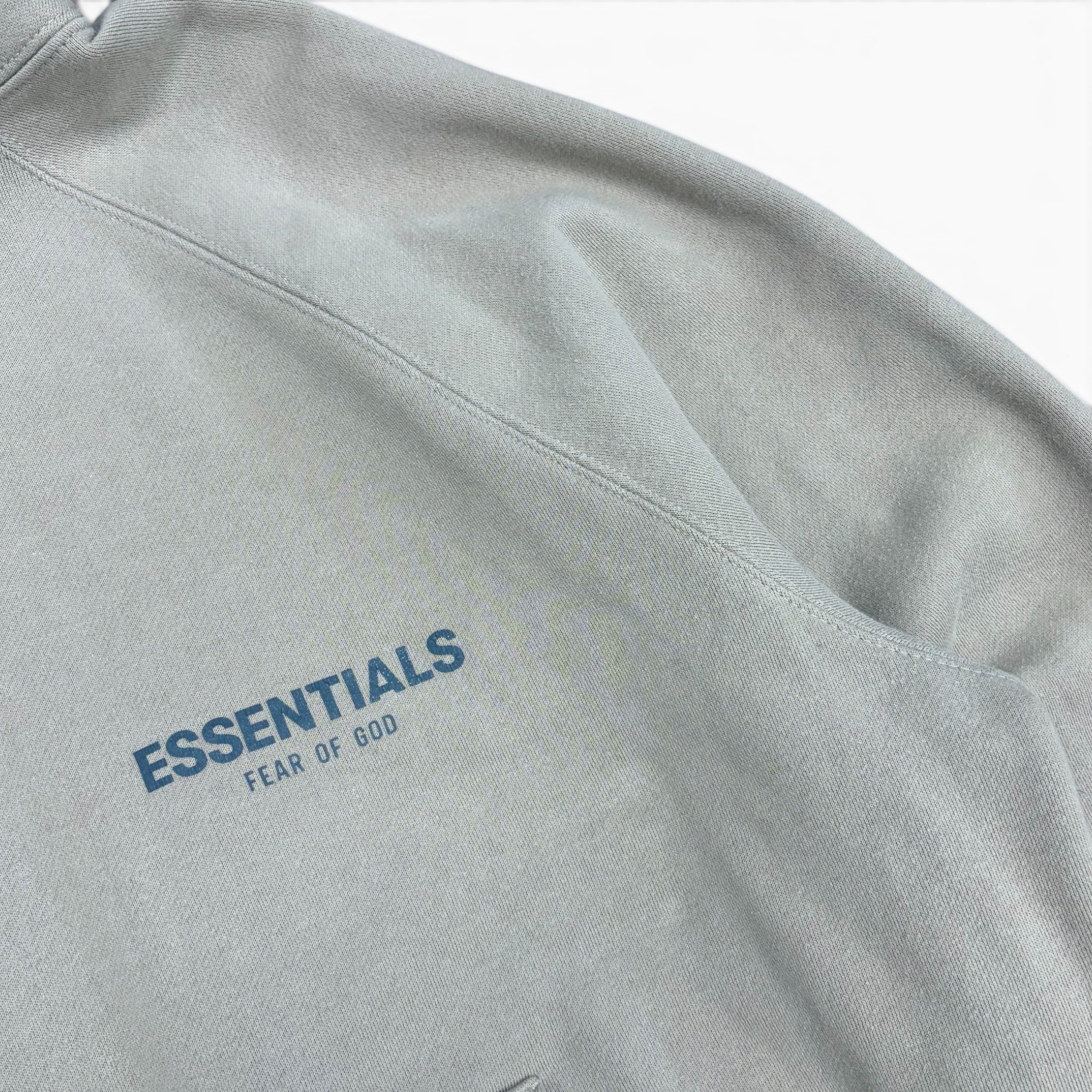 Essentials Reflective Logo Hoodie Oatmeal
