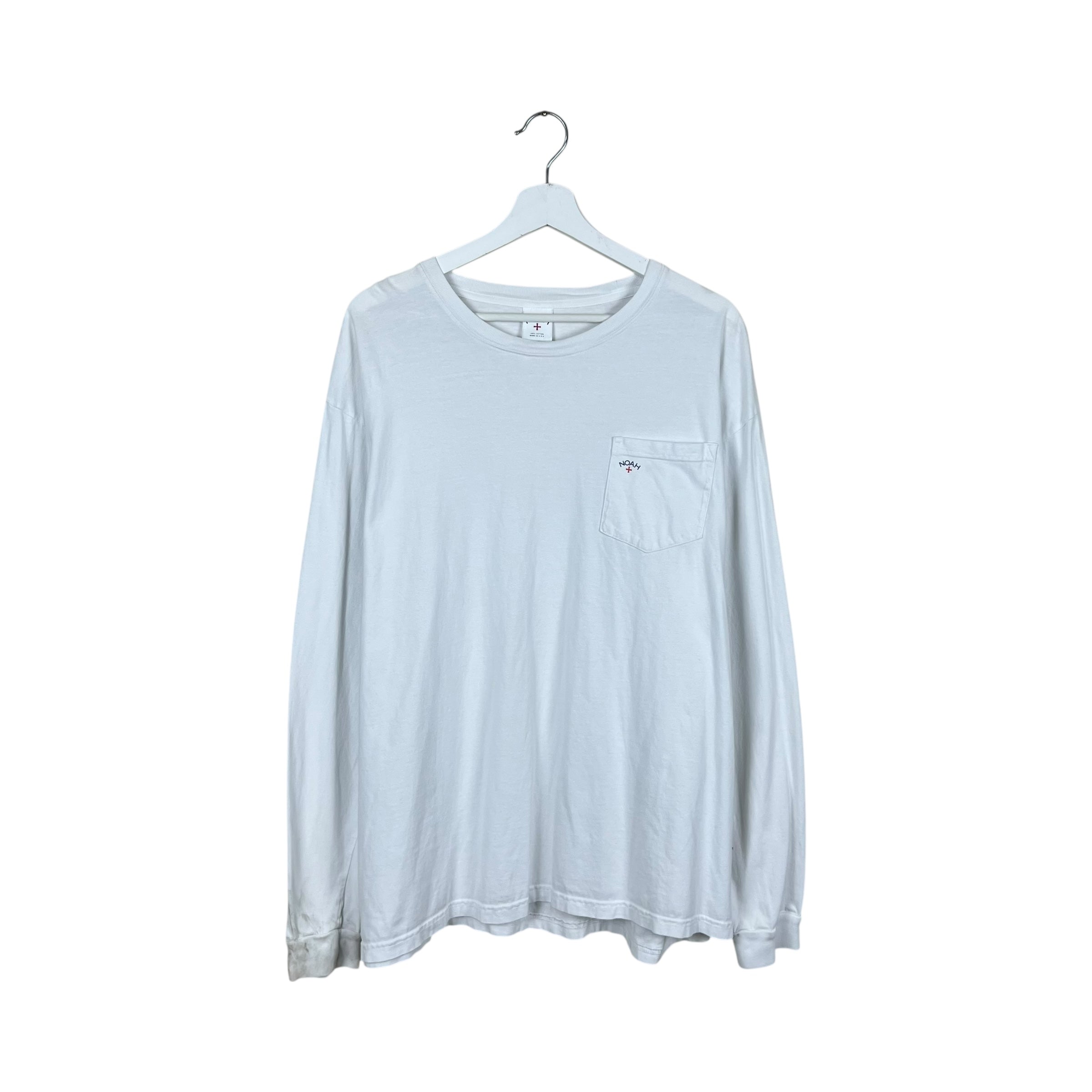 Noah Pocket Longsleeve White
