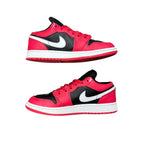 Jordan 1 Low Black Very Berry (GS)