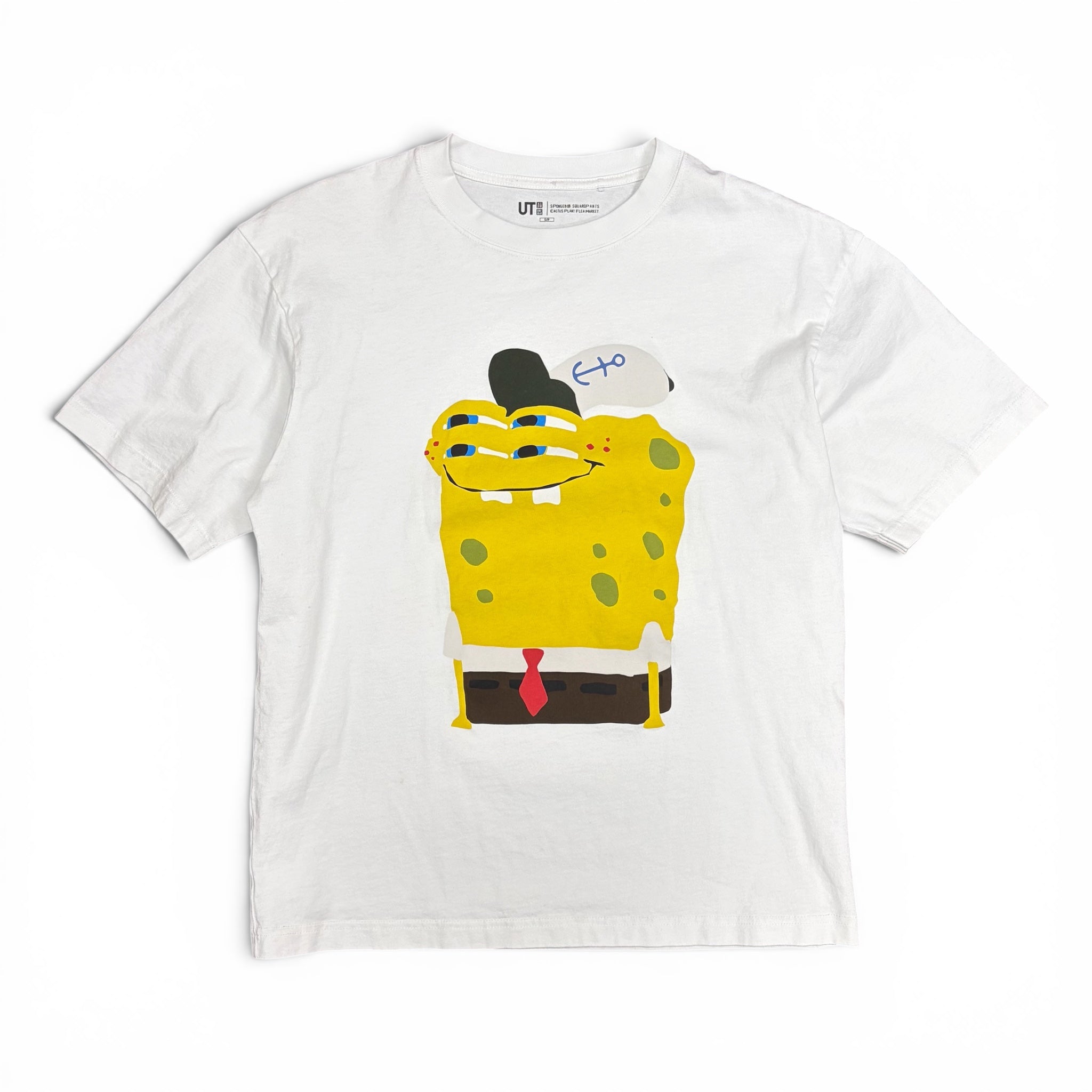 Cactus Plant Flea Market x Uniqlo x SpongeBob SquarePants Graphic Tee White