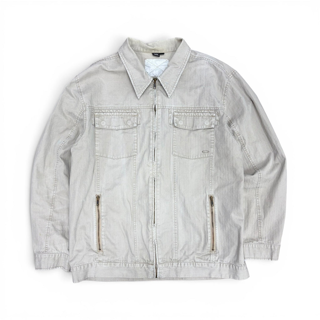 Vintage Oakley Field Full Zip Jacket Khaki