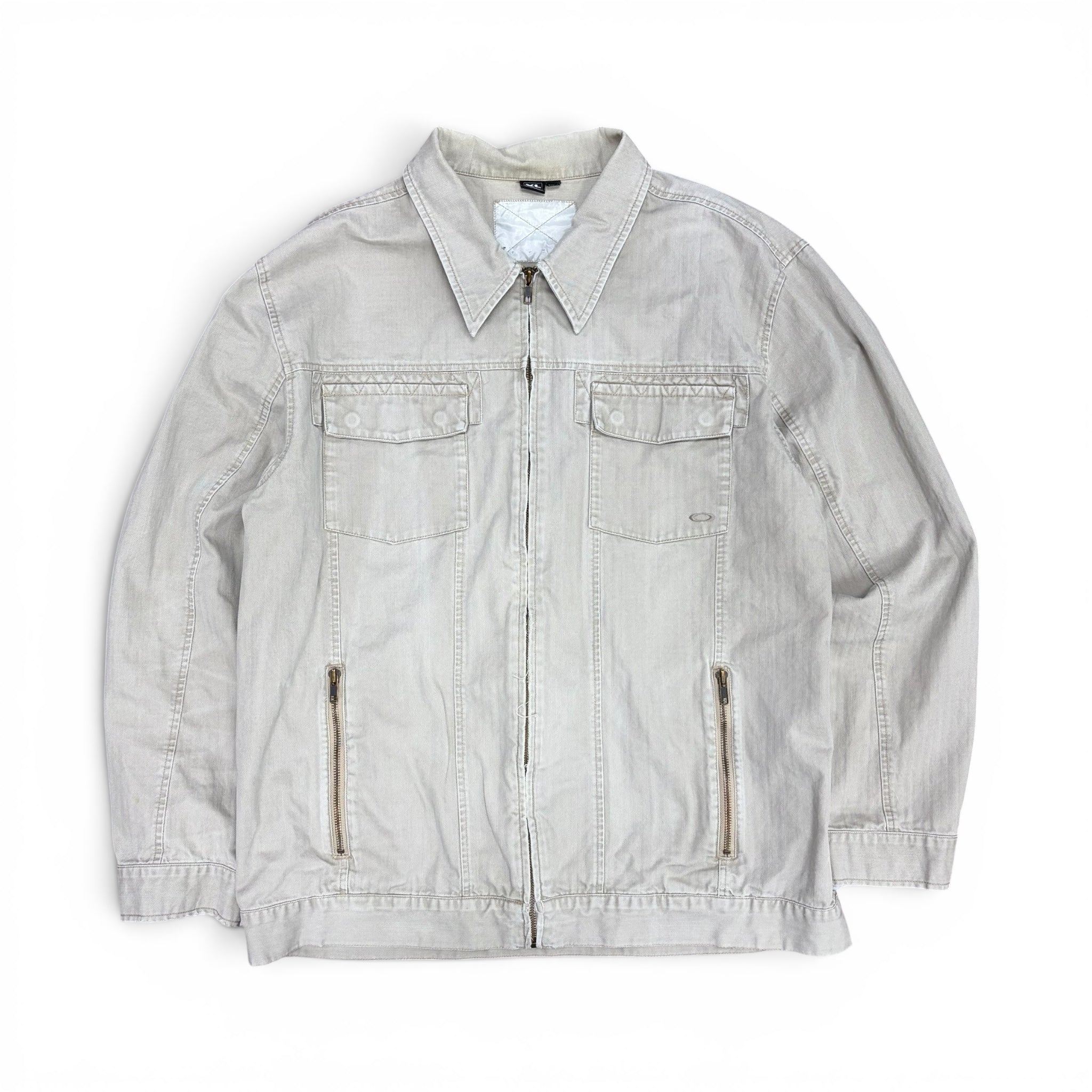 Vintage Oakley Field Full Zip Jacket Khaki